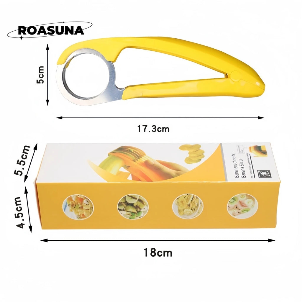 Eco-Friendly Banana & Fruit Slicer – Durable Kitchen Cutter for Effortless Slicing of Bananas, Cucumbers, and Other Produce
