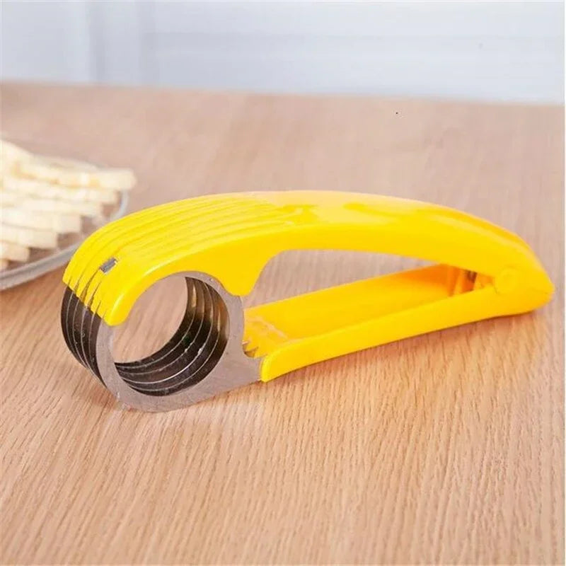 Eco-Friendly Banana & Fruit Slicer – Durable Kitchen Cutter for Effortless Slicing of Bananas, Cucumbers, and Other Produce